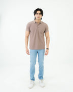 Coffee Knit Polo