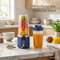 Portable Rechargeable Blender – USB Powered