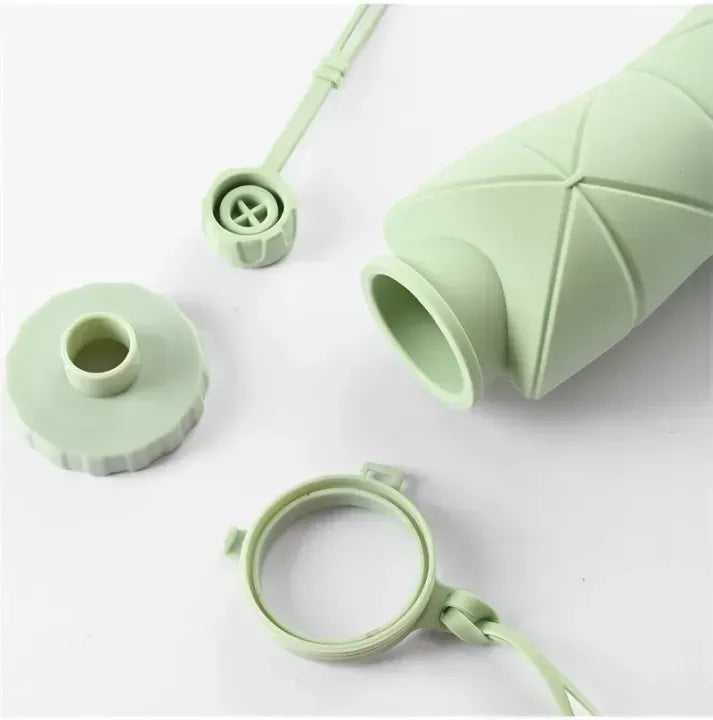 600ML Silicon Foldable Bottle | Smart Travel Bottle